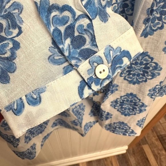 NANETTE NANETTE LEPORE Printed Tunic Blue - Picture 6 of 10